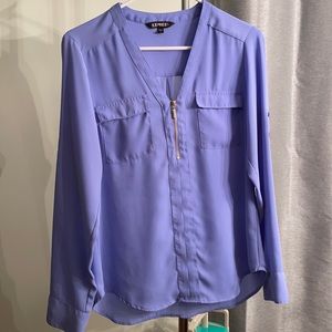 Express size small periwinkle blouse